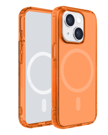 MirrorShield MagSafe Case (ORANGE) for iPhone 15 (Only Ground Shipping)