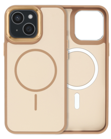 Dual Layer MagSafe Armor Case (BROWN) for iPhone 14 Plus / 15 Plus (Only Ground Shipping)