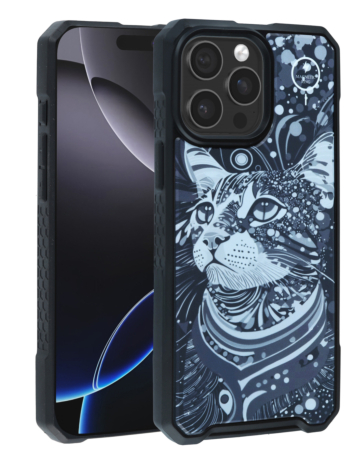 Cyber Magnetic DIY Series Cases - CAT for iPhone 15 Pro Max (Only Ground Shipping)