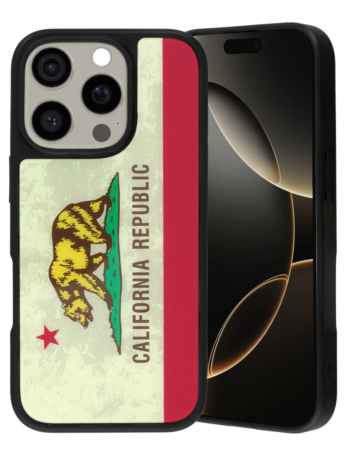 Printing Design Case with Magsafe - CA REPUBLIC for iPhone 15 Pro (Only Ground Shipping)