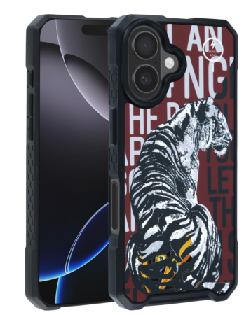 Cyber Magnetic DIY Series Cases - TIGER for iPhone 16 (Only Ground Shipping)