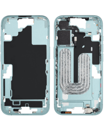 Middle Frame with Small Parts for iPhone 16 (TEAL) (International Version)