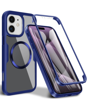 Full Shockproof Silicone Cover - BLUE for iPhone 16 (Only Ground Shipping)