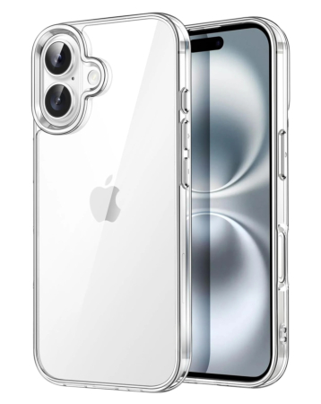 Ultra Glossy Protector Case - ALL CLEAR for iPhone 16 (Only Ground Shipping)