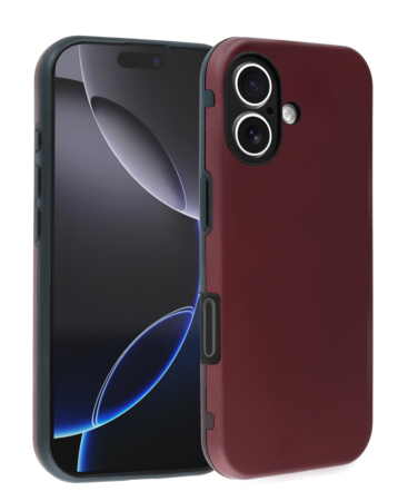 Full Cover New Design Silicone Case - CHERRY for iPhone 16 (Only Ground Shipping)