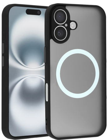 Wireless Charging Protector Matte Case - BLACK for iPhone 16 (Only Ground Shipping)