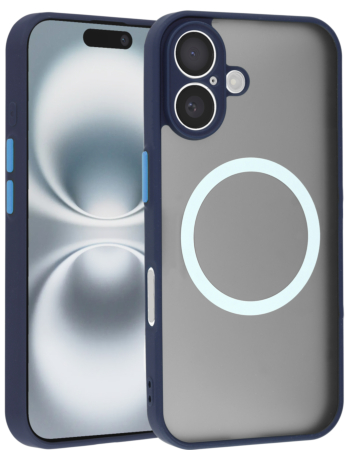 Wireless Charging Protector Matte Case - BLUE for iPhone 16 (Only Ground Shipping)