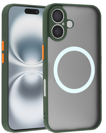 Wireless Charging Protector Matte Case - GREEN for iPhone 16 (Only Ground Shipping)