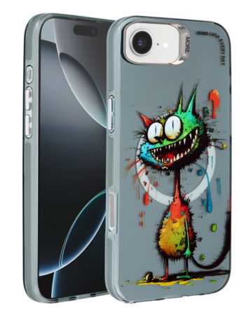 Animal Graffiti Design Wireless Charging Case - Style 9 for iPhone 16e / 17e (Only Ground Shipping)