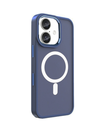 iPhone 16 Plus New Magnetic Wireless Charging Case - NAVY BLUE (Only Ground Shipping)