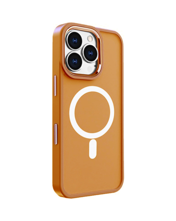 New Magnetic Wireless Charging Case - ORANGE for iPhone 16 Pro (Only Ground Shipping)