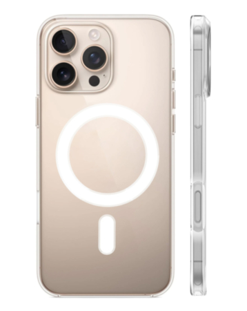Wireless Charging Clear Case with IC Chip for iPhone 16 Pro (Only Ground Shipping)