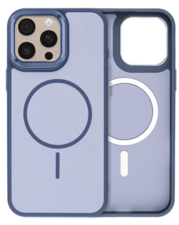Dual Layer MagSafe Armor Case (NAVY BLUE) for iPhone 16 Pro (Only Ground Shipping)