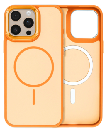 Dual Layer MagSafe Armor Case (ORANGE) for iPhone 16 Pro (Only Ground Shipping)