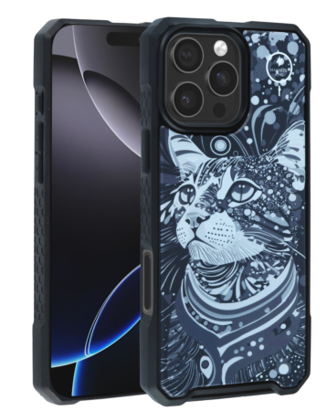 Cyber Magnetic DIY Series Cases - CAT for iPhone 16 Pro Max (Only Ground Shipping)