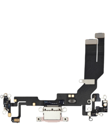 Charging Port Flex Cable for iPhone 16e / 17e (Aftermarket) (SOFT PINK)