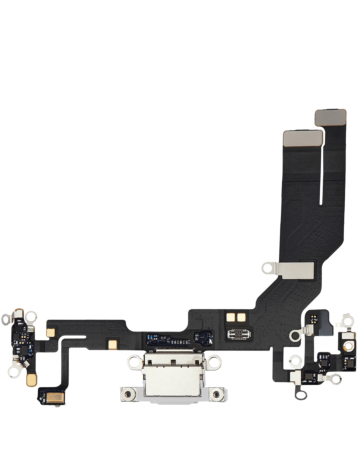 Charging Port Flex Cable for iPhone 16e / 17e (Premium) (WHITE)