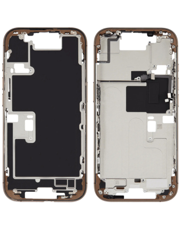 Middle Frame with Parts for iPhone 16 Pro (DESERT TITANIUM) (US Version)