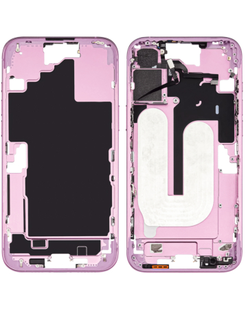 Middle Frame w/Parts for iPhone 16 Plus (PINK) (US Version)