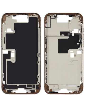 Middle Frame with Small Parts for iPhone 16 Pro Max (DESERT TITANIUM) (US Version)