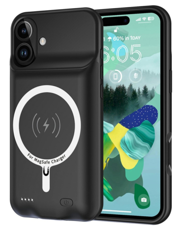 Slim Charging Case with Msafe Charging (7000 mAh) for iPhone 17 (Only Ground Shipping)