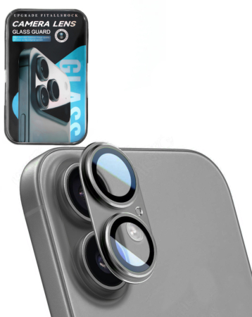 Metal Matte Armor with HD Tempered Glass for iPhone 17 (GRAY)