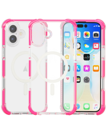 TPU Mesh Sport Case with Wireless Charging - PINK for iPhone 17 (Only Ground Shipping)