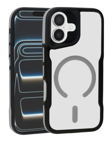 Slim Frosted Translucent Phone Case with Magsafe - GRAY for iPhone 17 (Only Ground Shipping)