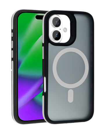 Bicolor Matte Magnetic Translucency Case - WHITE for iPhone 17 (Only Ground Shipping)