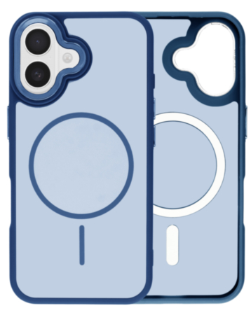 Dual Layer MagSafe Armor Case (NAVY BLUE) for iPhone 17 (Only Ground Shipping)