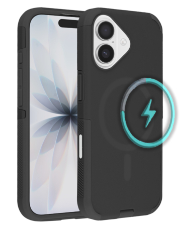 Dual Layer Cases with Wireless Charging - BLACK for iPhone 17 (Only Ground Shipping)
