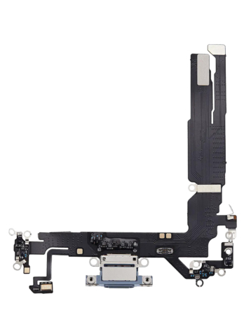 Charging Port Flex Cable for iPhone 17 (Aftermarket) (MIST BLUE)