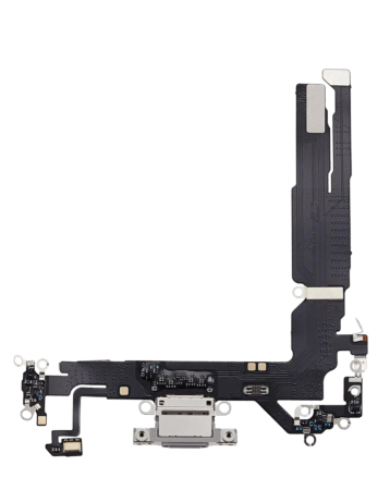 Charging Port Flex Cable for iPhone 17 (Aftermarket) (WHITE)
