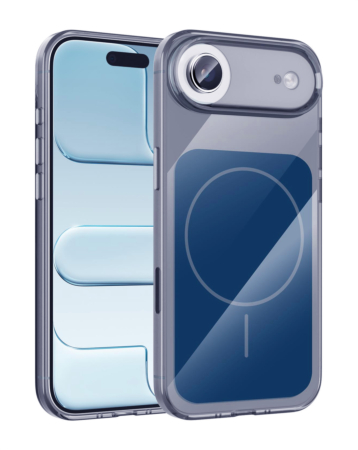 Transparent Magnetic Cases with IC Chip - NAVY BLUE for iPhone Air (Only Ground Shipping)