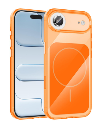 Transparent Magnetic Cases with IC Chip - ORANGE for iPhone Air (Only Ground Shipping)