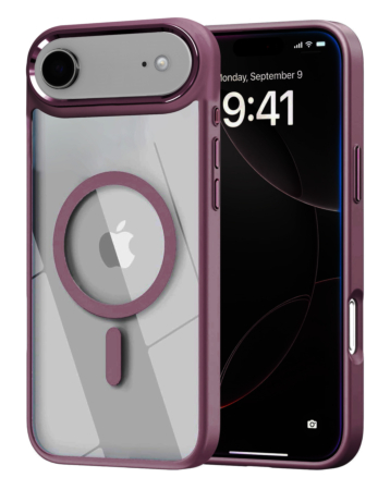 Shiny Magnetic Clear Cases - CHERRY for iPhone Air (Only Ground Shipping)