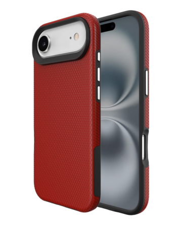 Shock Absorption Protective Dual Layer Case  - RED for iPhone Air (Only Ground Shipping)