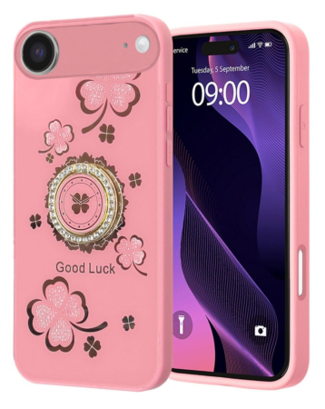 Luxury Diamond Shiny Cases with Ring - PINK for iPhone Air (Only Ground Shipping)