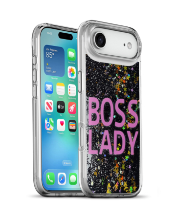 Liquid Quicksand Glitter Cover Case - BOSS LADY for iPhone Air (Only Ground Shipping)