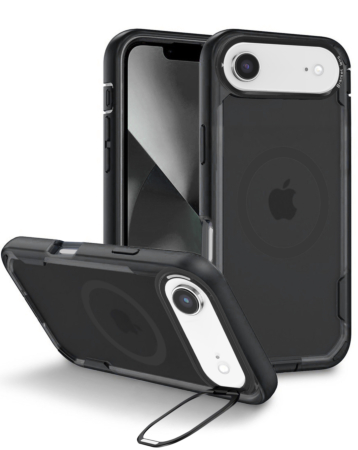 Shockproof Magsafe Case with Camera Stand - BLACK for iPhone 17A (Only Ground Shipping)
