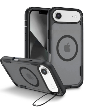 Shockproof Magsafe Case with Camera Stand - GRAY for iPhone 17A (Only Ground Shipping)