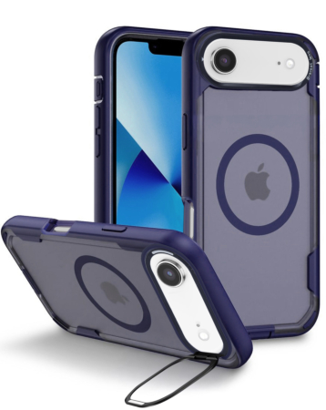 Shockproof Magsafe Case with Camera Stand - PURPLE for iPhone 17A (Only Ground Shipping)