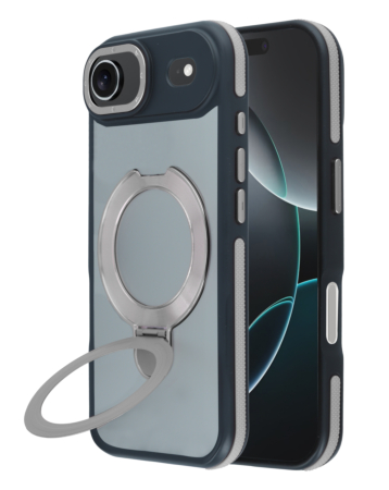 Matte Transparent Case with Wireless Charging Kickstand - GRAY for iPhone Air (Only Ground Shipping)