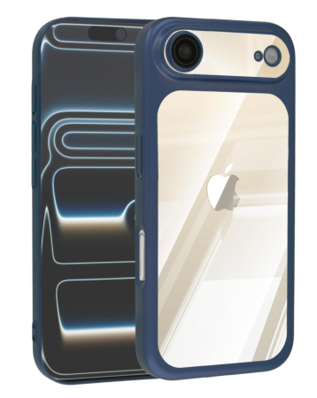 Frosted Transparent Matte Case with Lens Protection -BLUE  for iPhone AIR  (Only Ground Shipping)