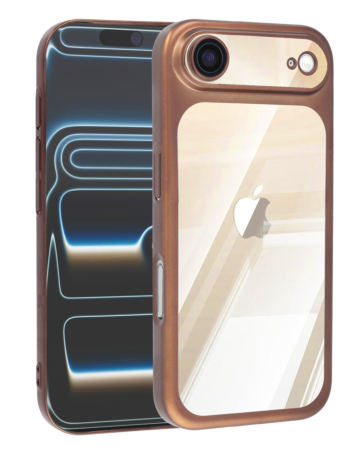 Frosted Transparent Matte Case with Lens Protection -GOLD for iPhone AIR  (Only Ground Shipping)