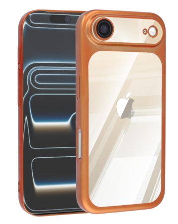 Frosted Transparent Matte Case with Lens Protection -ORANGE for iPhone AIR  (Only Ground Shipping)