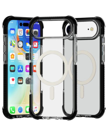 TPU Mesh Sport Case with Wireless Charging - BLACK for iPhone 17A (Only Ground Shipping)