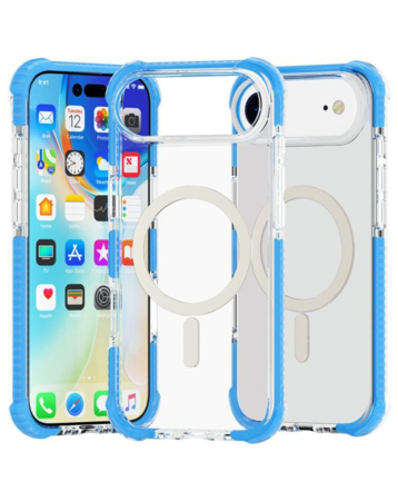 TPU Mesh Sport Case with Wireless Charging - BLUE for iPhone 17A (Only Ground Shipping)