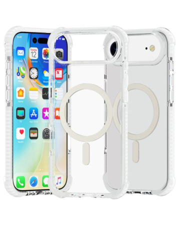 TPU Mesh Sport Case with Wireless Charging - WHITE for iPhone 17A (Only Ground Shipping)