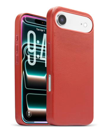 New Leather Case with Wireless Charger - HOT PINK for iPhone Air (Only Ground Shipping)